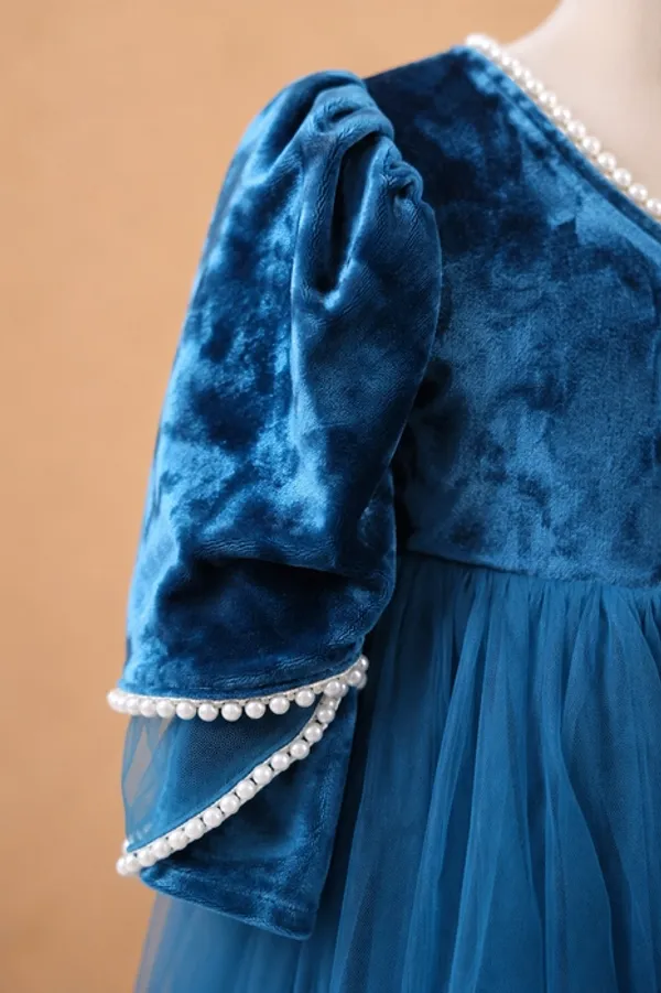 Icegem__-_Imported_velvet_Frock_With_Soft_Net
