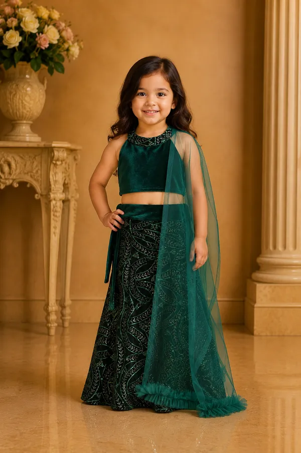 Emerald_-_Top_With_Designer_Lehenga