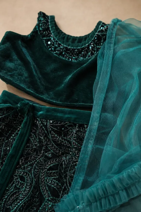 Emerald_-_Top_With_Designer_Lehenga