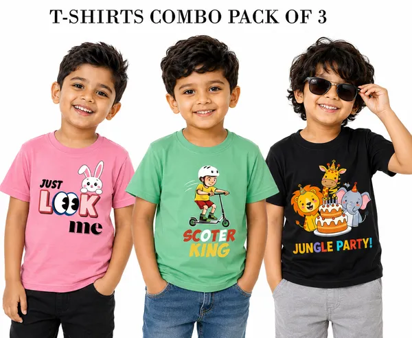 Multicolor_Cotton_Printed_Graphic_T-Shirts_For_Boys_|_Pack_Of_3