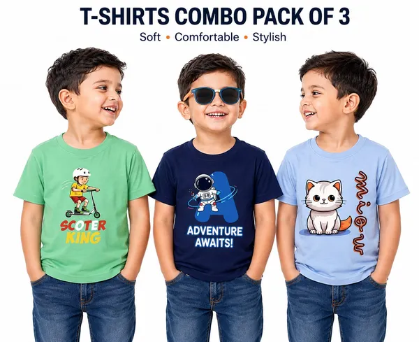 Multicolor_Cotton_Printed_Graphic_T-Shirts_For_Boys_|_Pack_Of_3