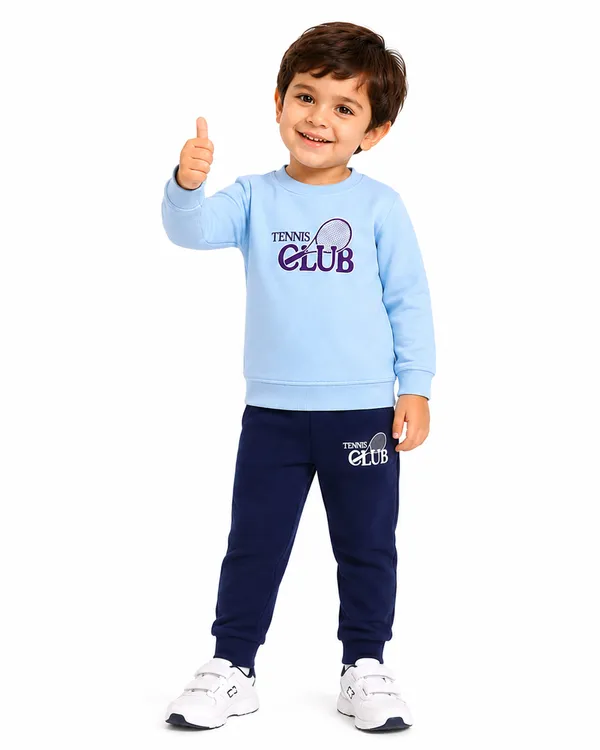 Sky_Blue_And_Navy_Printed_Hosiery_Cotton_Round_Neck_Full_Sleeve_T-Shirt_And_Pyjama_Set_For_Kids_Boy_And_Girl