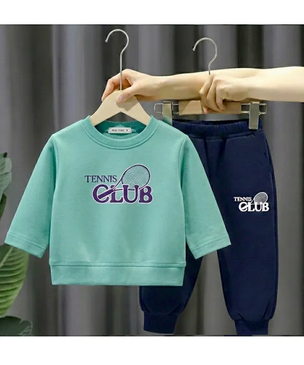 Pista_Green_And_Navy_Printed_Hosiery_Cotton_Round_Neck_Full_Sleeve_T-Shirt_And_Pyjama_Set_For_Kids_Boy_And_Girl