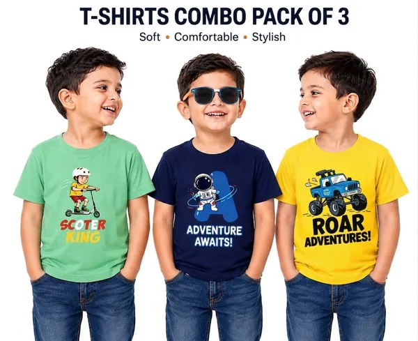 Multicolor_Cotton_Printed_Graphic_T-Shirts_For_Boys_|_Pack_Of_3