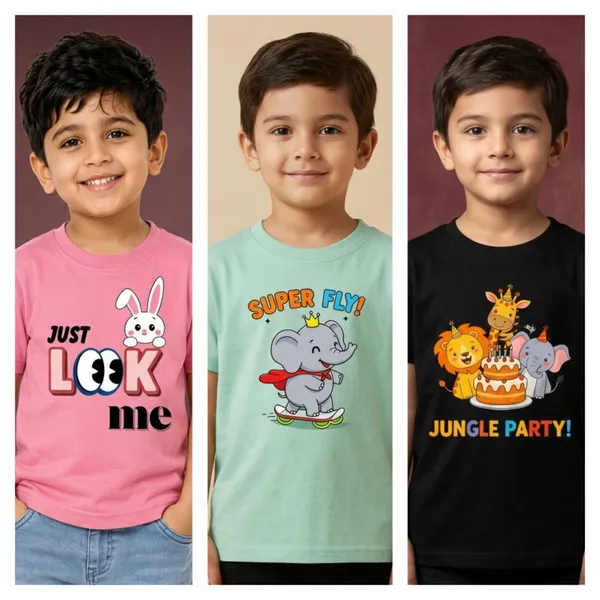 Multicolor_Cotton_Printed_Graphic_T-Shirts_For_Boys_|_Pack_Of_3