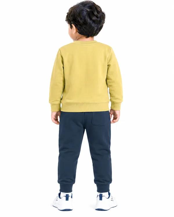 Yellow_And_Black_Printed_Hosiery_Cotton_Round_Neck_Full_Sleeve_T-Shirt_And_Pyjama_Set_For_Kids_Boy_And_Girl