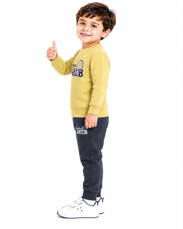 Yellow_And_Black_Printed_Hosiery_Cotton_Round_Neck_Full_Sleeve_T-Shirt_And_Pyjama_Set_For_Kids_Boy_And_Girl