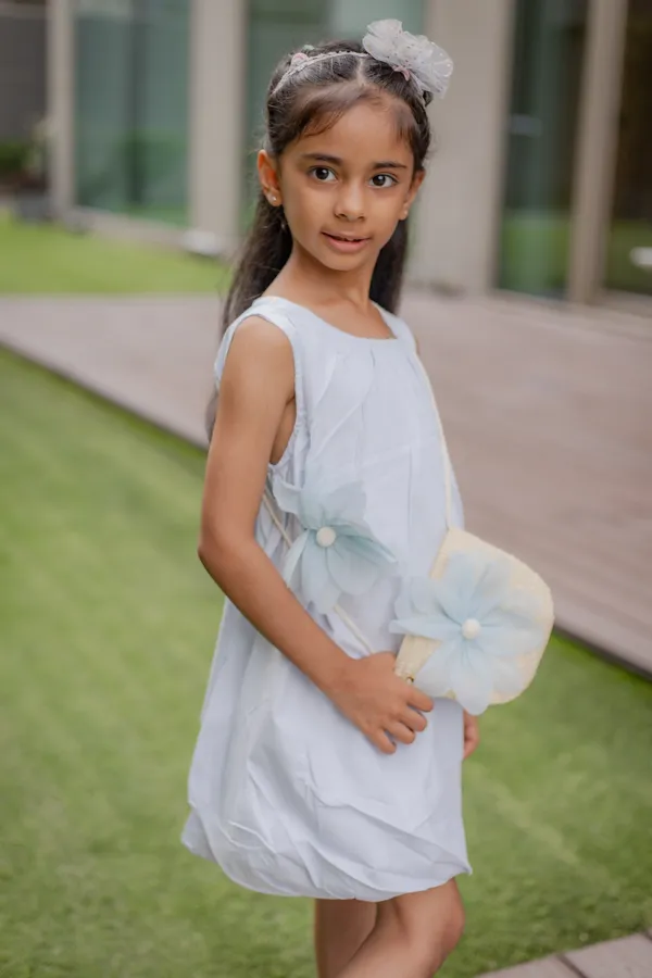 Light_Blue_Premium_Cotton_Sleeveless_Floral_Party_Dress_For_Girls