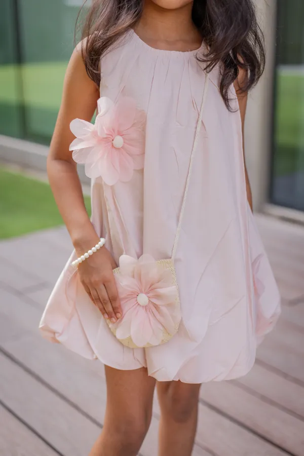 White_Premium_Cotton_Flared_Dress_With_Bag_For_Girls