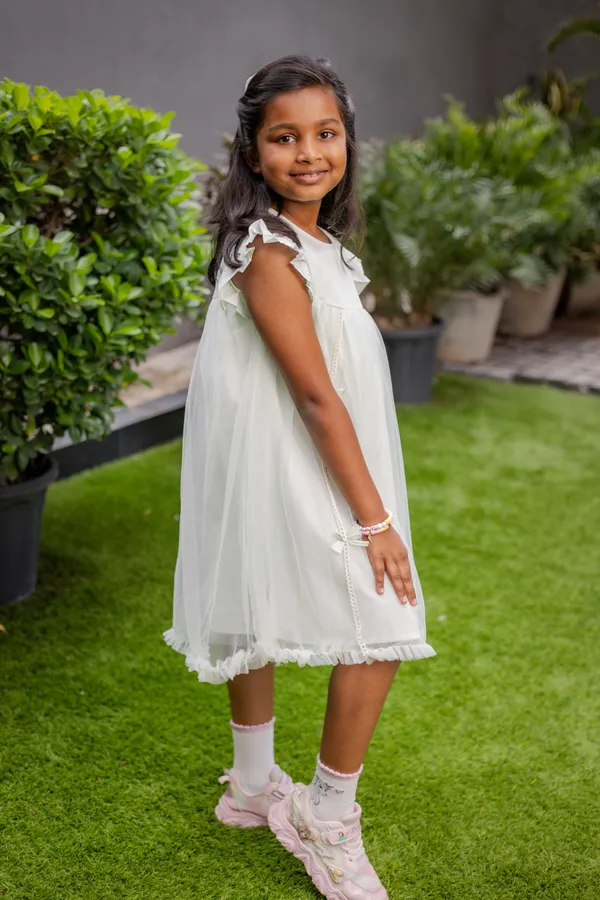 White_Premium_Cotton_A-Line_Ruffle_Frock_Dress_For_Girls