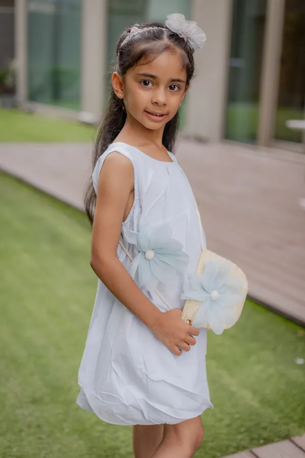 Light_Blue_Premium_Cotton_Sleeveless_Floral_Party_Dress_For_Girls