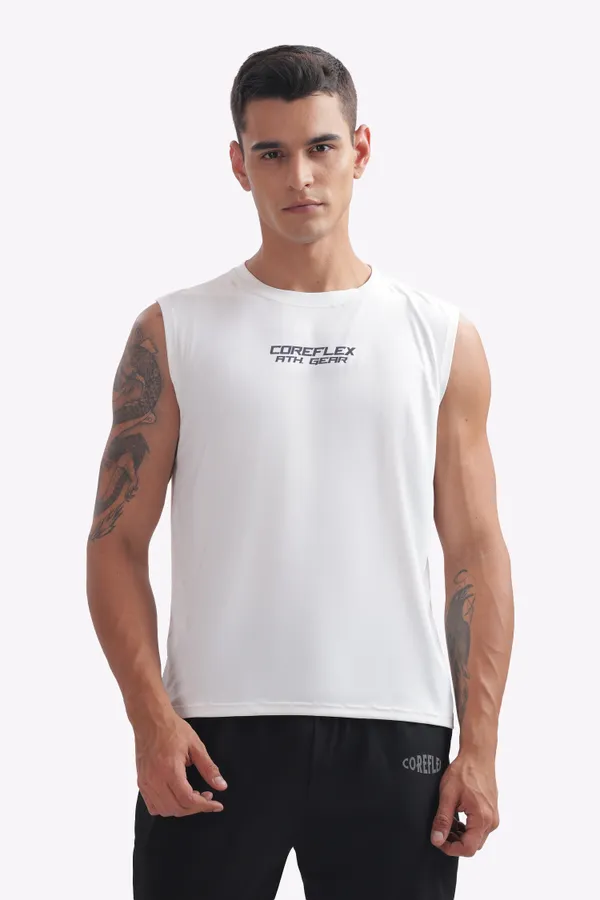 White_Sleeveless_Coreflex_Gym_Vest_for_Men
