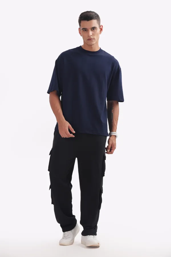 Navy_Blue_&_Black_Cotton_Gym_Rat_Graphic_Print_Oversized_T-Shirt_for_Men
