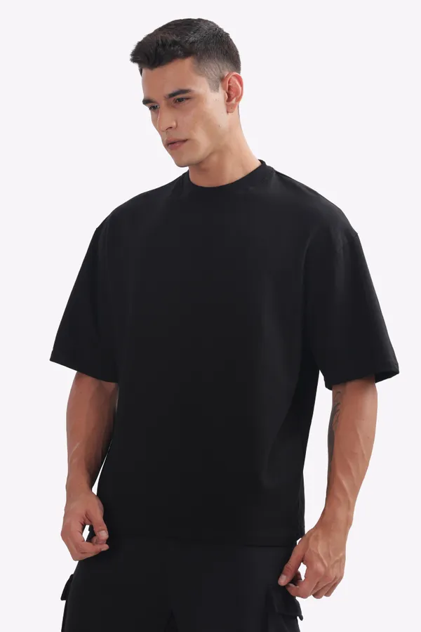 Black_Cotton_Oversized_Gym_Rat_Strength_Club_T-Shirt_for_Men