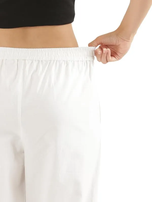 Women-White-Cotton-Straight-Pant