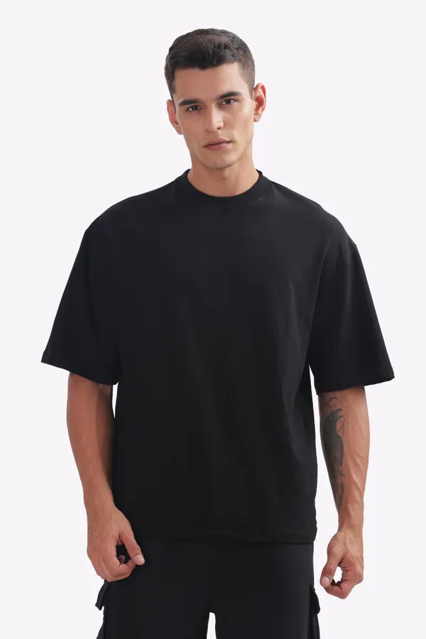 Black_Cotton_Oversized_Gym_Rat_Strength_Club_T-Shirt_for_Men