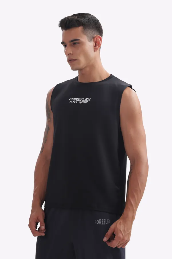 Black_Sleeveless_Coreflex_Athletic_Training_Vest_for_Men
