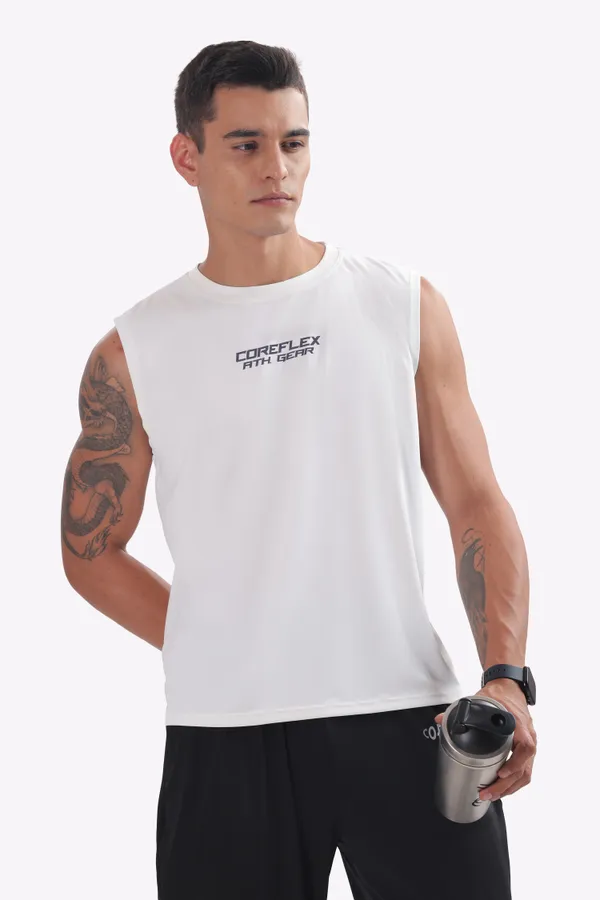 White_Sleeveless_Coreflex_Gym_Vest_for_Men