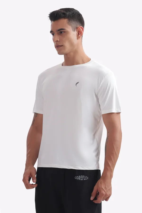 White_Round_Neck_Short_Sleeve_T-Shirt_for_Men
