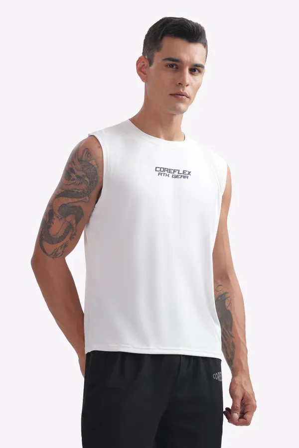 White_Sleeveless_Coreflex_Gym_Vest_for_Men