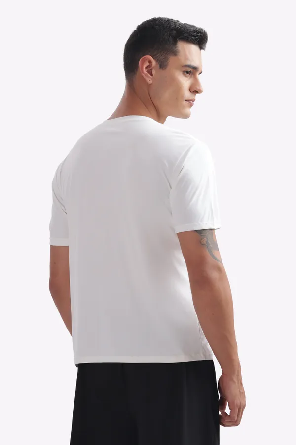 White_Round_Neck_Short_Sleeve_T-Shirt_for_Men