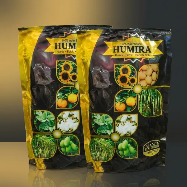HUMIRA_100%_Water_Soluble_Humic_Fulvic_Humate_986_Fertilizer_per_kg_-_Pack_of_2