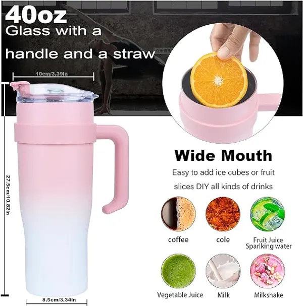 Pink_Ombre_Insulated_Tumbler_With_Handle_And_Straw_For_Office,_Car,_Yoga_Studio,_Outdoor_Use
