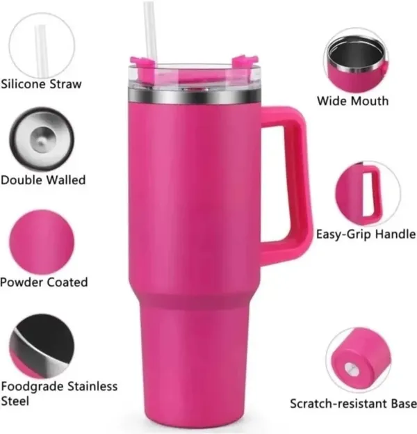 Pink_Stainless_Steel_Insulated_Tumbler_With_Handle_For_Car_Rides,_Desks,_And_Daily_On-The-Go_Use