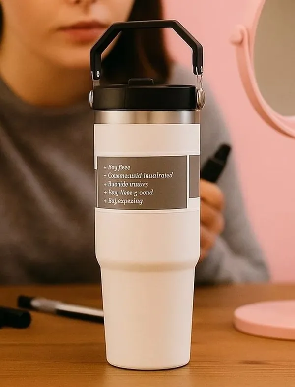 White_Stainless_Steel_Vacuum_Insulated_Tumbler_With_Handle_For_Commutes,_Office,_Travel,_Outdoor_Activities