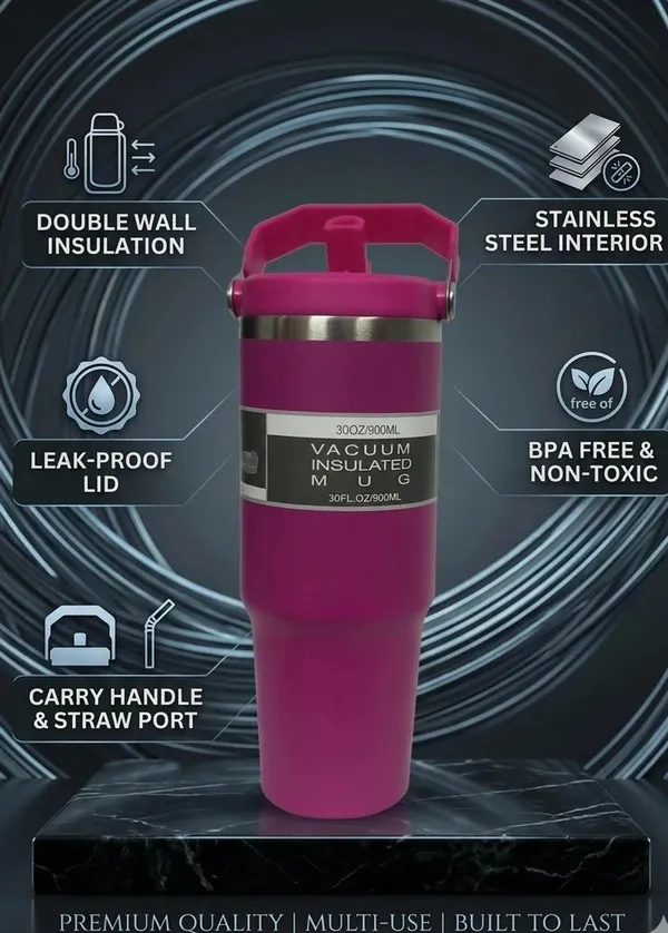 Pink_Stainless_Steel_Vacuum_Insulated_Mug_With_Straw_For_Daily_Commutes,_Road_Trips,_Gym_Sessions,_Office_Use
