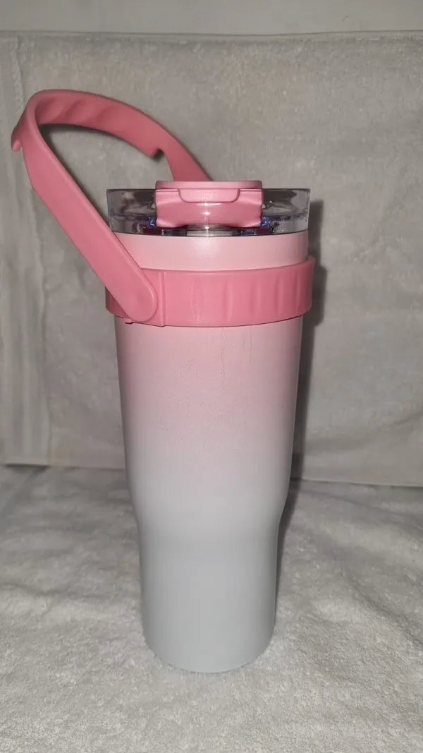 Pink_Ombre_Insulated_Tumbler_With_Straw_And_Carry_Handle_For_Gym,_Office,_Travel,_Daily_Hydration