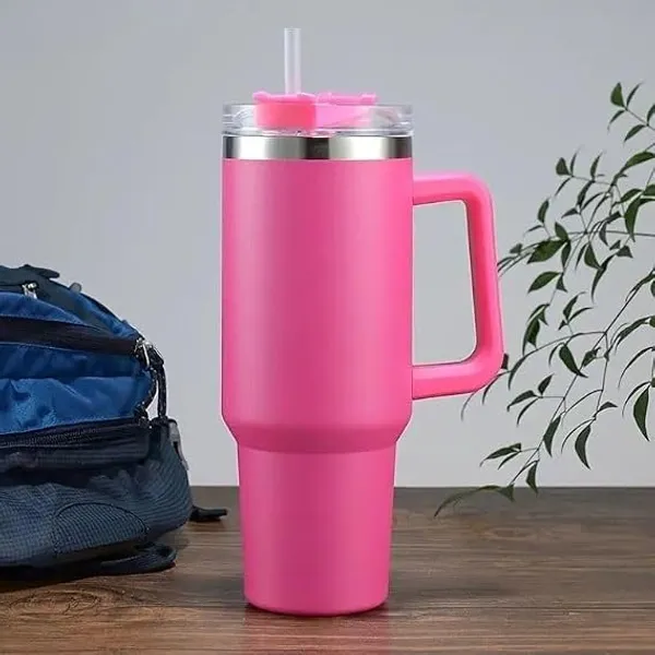 Pink_Stainless_Steel_Insulated_Tumbler_With_Handle_For_Car_Rides,_Desks,_And_Daily_On-The-Go_Use