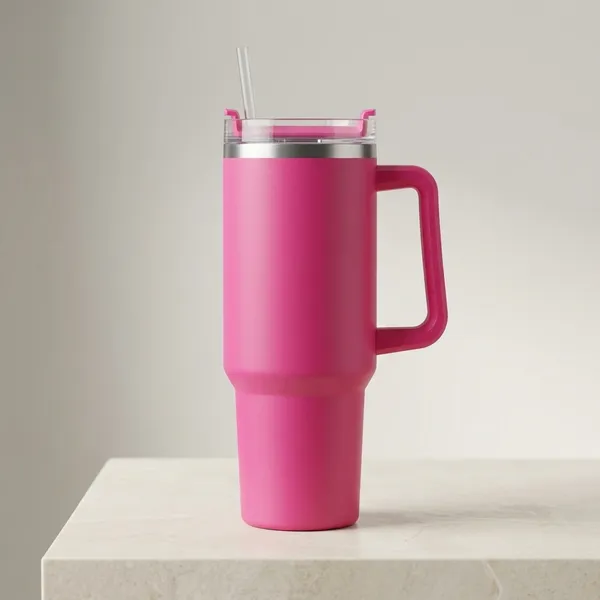 Pink_Stainless_Steel_Insulated_Tumbler_With_Handle_For_Car_Rides,_Desks,_And_Daily_On-The-Go_Use