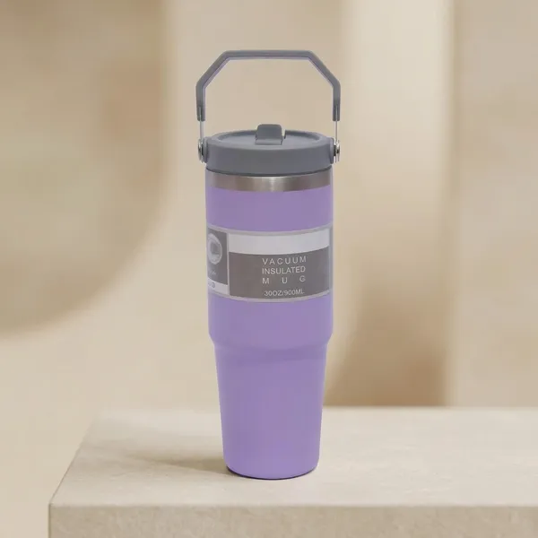 Purple_Stainless_Steel_Vacuum_Insulated_Tumbler_With_Handle_900Ml_For_Daily_Commutes,_Gym,_Office,_Outdoor_Use