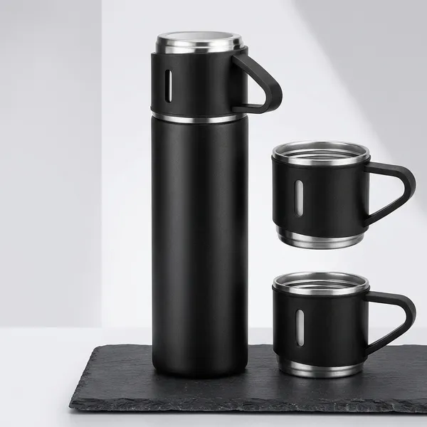 Black_Stainless_Steel_Vacuum_Flask_With_Two_Cups_For_Travel,_Office,_Outdoor_Activities