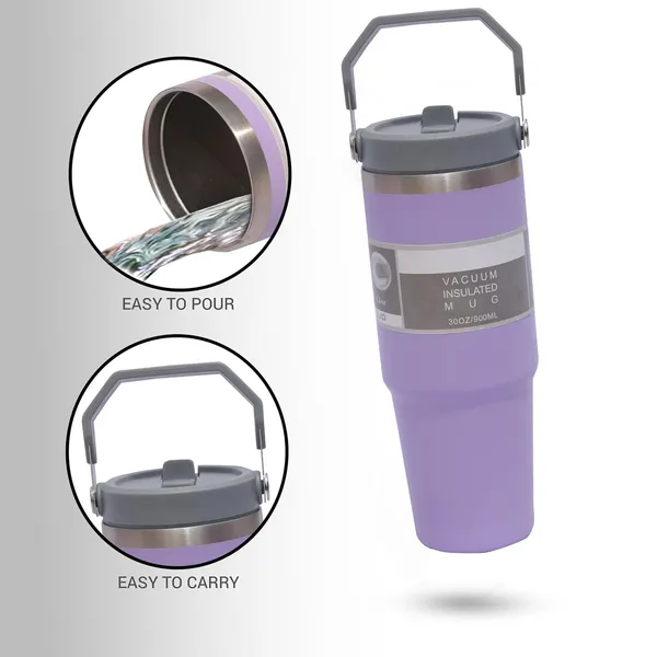 Purple_Stainless_Steel_Vacuum_Insulated_Tumbler_With_Handle_900Ml_For_Daily_Commutes,_Gym,_Office,_Outdoor_Use