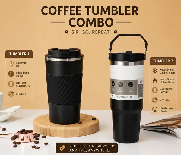Black_Stainless_Steel_Insulated_Travel_Tumbler_With_Handle_And_Stainless_Steel_Insulated_Coffee_Travel_Mug_For_Commutes,_Travel,_Office,_Outdoor_Adventures
