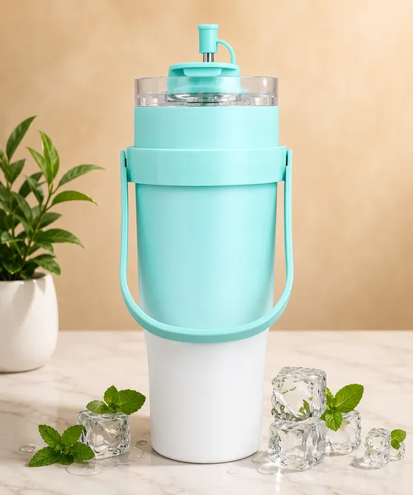 Turquoise_Stainless_Steel_Insulated_Tumbler_With_Handle_For_Gym,_Office,_Travel,_Home