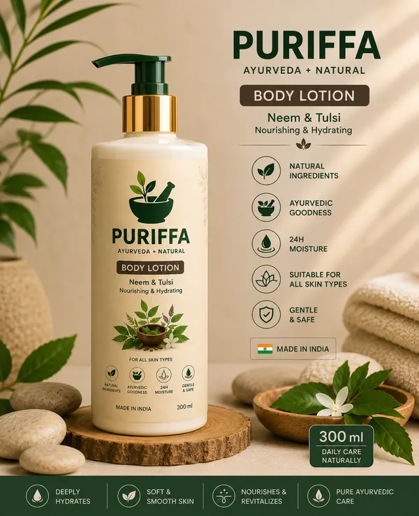 Puriffa_Neem_And_Tulsi_Ayurvedic_Body_Wash_And_Puriffa_Neem_And_Tulsi_Nourishing_Hydrating_Body_Lotion_300_Ml_Combo_Pack_Of_2