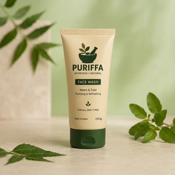 Puriffa_Neem_And_Tulsi_Exfoliating_And_Purifying_Face_Scrub_And_Puriffa_Neem_And_Tulsi_Purifying_Face_Wash_200_Ml_Combo_Pack_Of_2