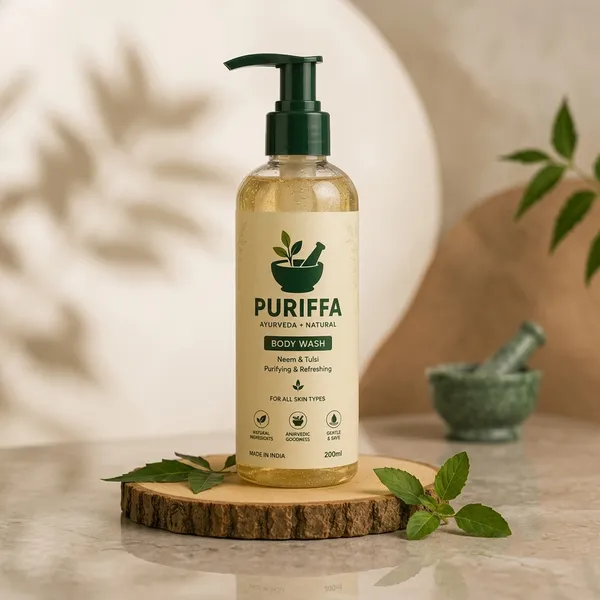 Puriffa_Neem_And_Tulsi_Ayurvedic_Body_Wash_And_Puriffa_Neem_And_Tulsi_Nourishing_Hydrating_Body_Lotion_300_Ml_Combo_Pack_Of_2