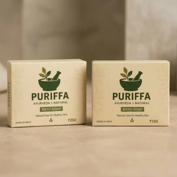 Puriffa_Ayurveda_Natural_Herbs_And_Botanicals_Bath_Soap_Pack_Of_2