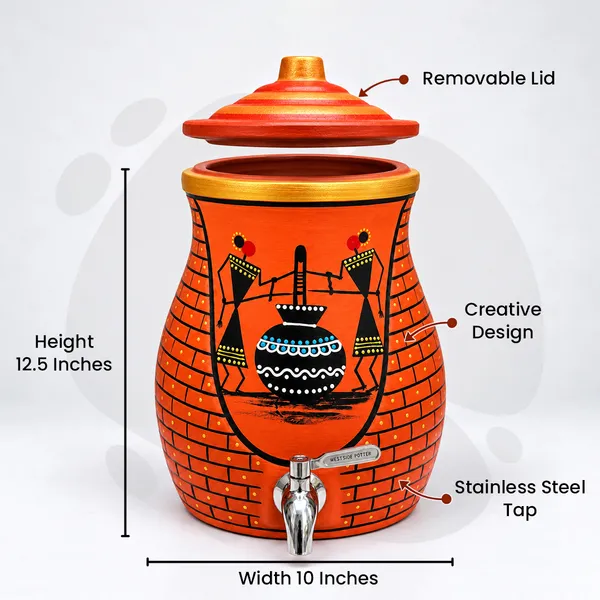 Terra_Churn_Clay_Water_Pot_(6_Litres)