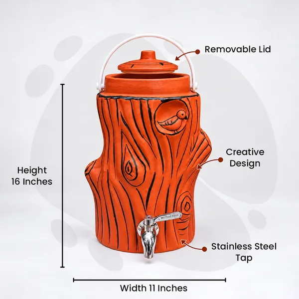 Woodland_Nest_Clay_Water_Pot_(5_Litres)