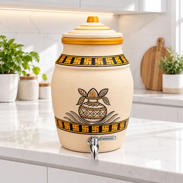 Golden_Kalash_Clay_Water_Pot_(10_Litres)
