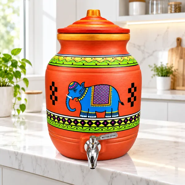 Blue_Majesty_Clay_Water_Pot_(9_Litres)