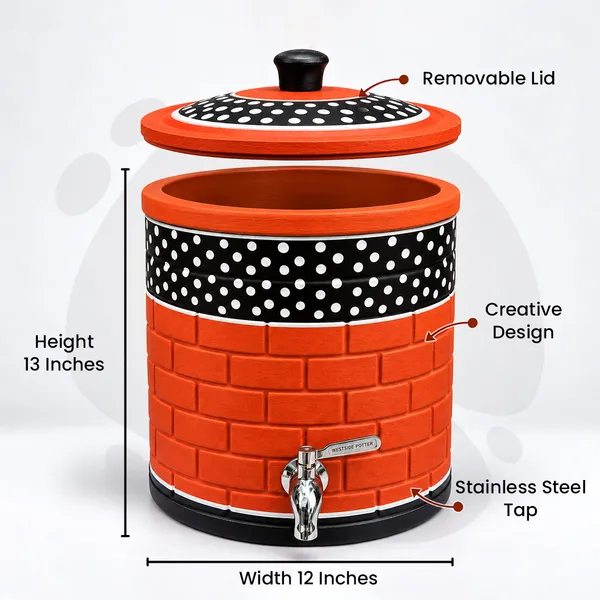 Midnight_Dots_Clay_Water_Pot_(10_Litres)