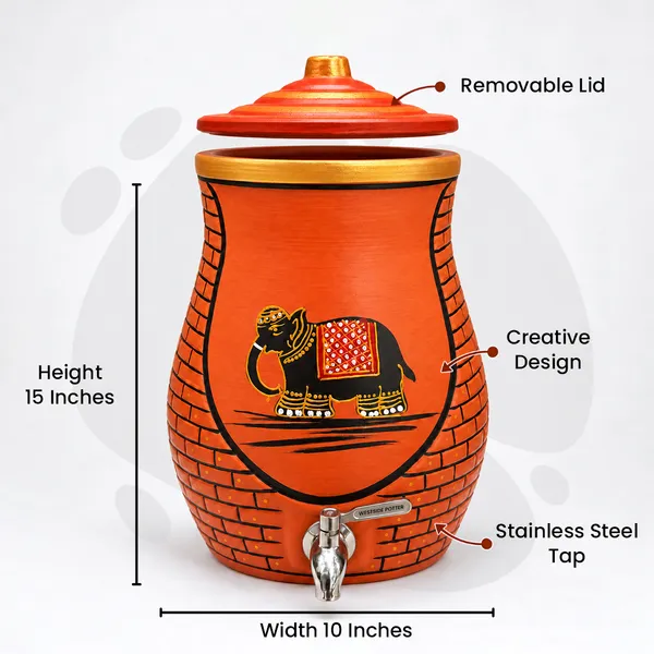 Regal_Tusker_Clay_Water_Pot_(10_Litres)
