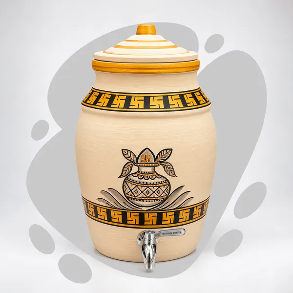 Golden_Kalash_Clay_Water_Pot_(10_Litres)
