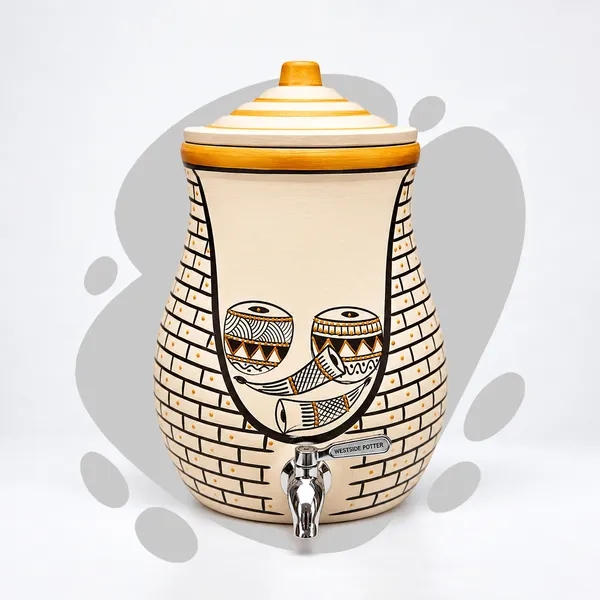 Ivory_Symphony_Clay_Water_Pot_(6_Litres)
